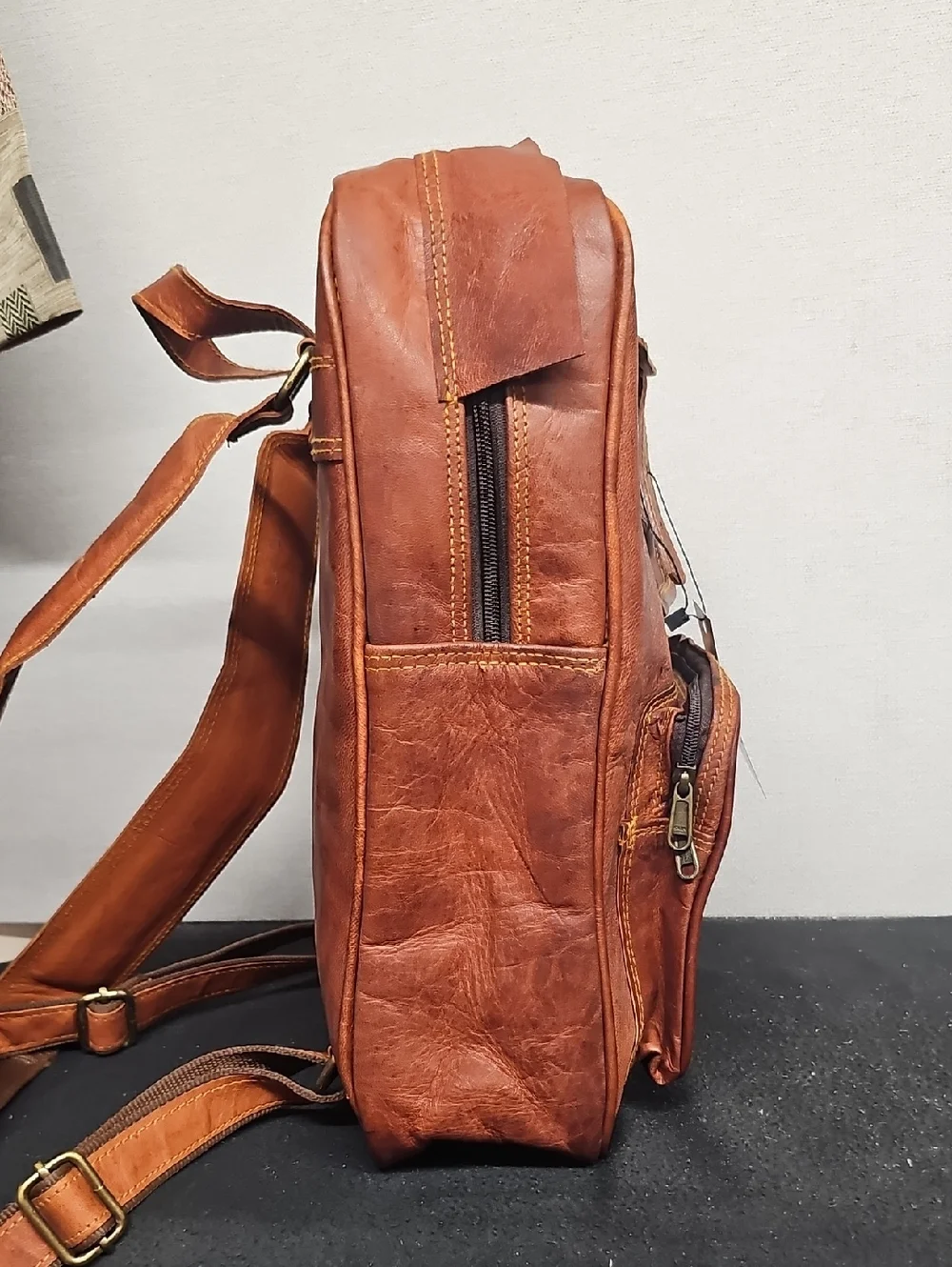 TAPTOP HANDMADE LEATHER BACKPACK BFPM-05-066